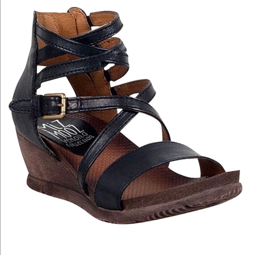 Miz Mooz Shay Sandal Black Leather